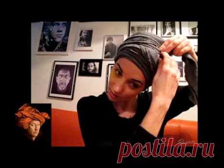 #снуля #3 Как завязать тюрбан (чалму)?