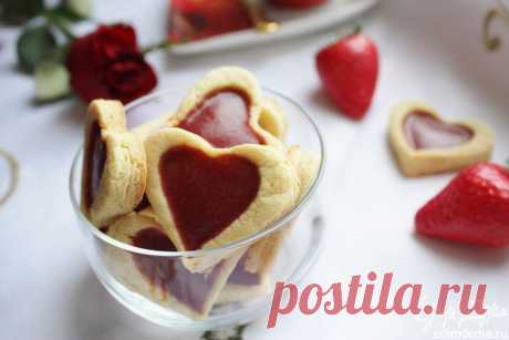 Клубничные сердечки.