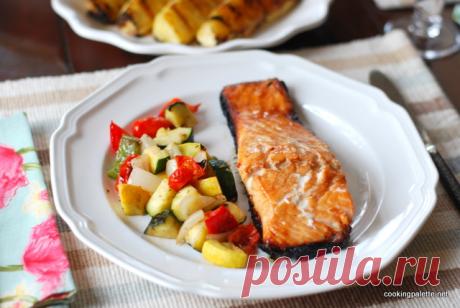 Лосось в мисо маринаде - Cooking Palette, Нина Фомина