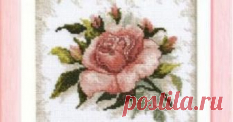 Скачать схему вышивки "Чарівна Мить" А-22 "Роза"
