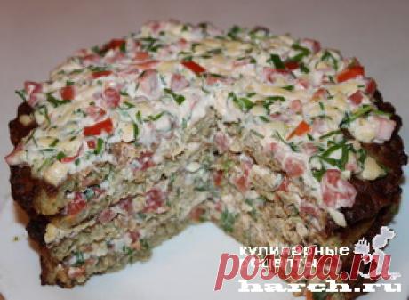 Торт из баклажанов