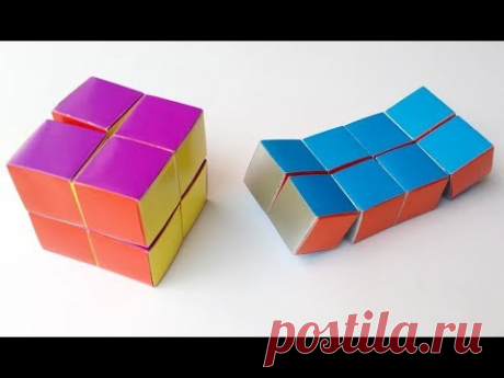 Куб бесконечности соединен полосой, The cube of infinity is connected by a strip