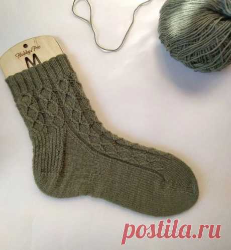 Схема узора для носочков.