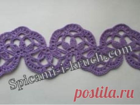 Красивое ленточное кружево крючком — Сделай сам, идеи для творчества - DIY Ideas