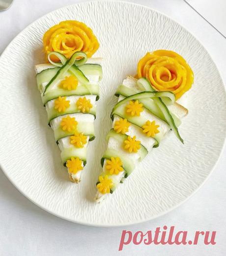 украшение бутербродов