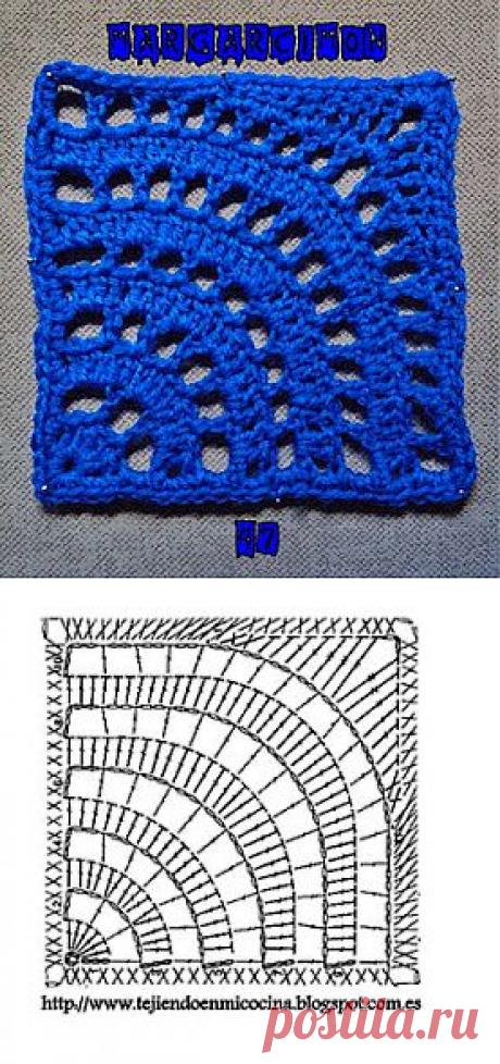 TEJIENDO EN MI COCINA: ONE GRANNY A WEEK 2: 46, 47, 48, 49 Y 50