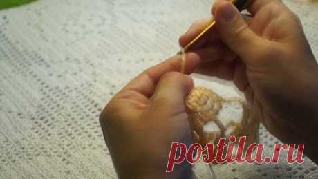 Вяжем шаль Анжелика крючком