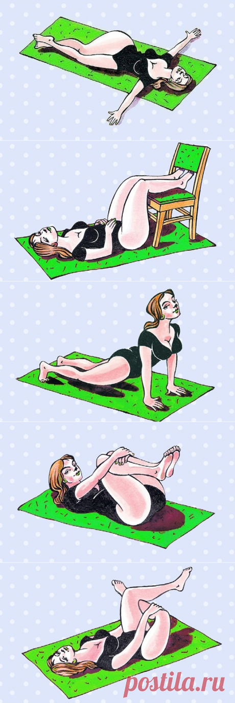 Делайте эти 6 упражнений и спина перестанет болеть