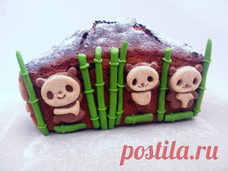 Кекс " Панда " с изюмом!