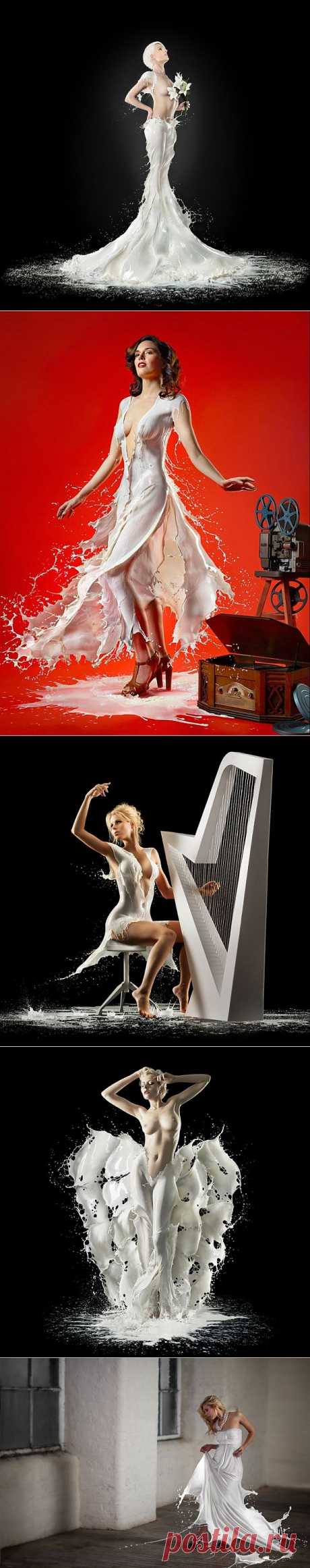 Молочный пин-ап от Ярослава Вечоркевича