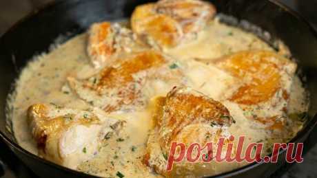 ШКМЕРУЛИ - сочная курица в сливочном соусе. Это блюдо вас покорит!