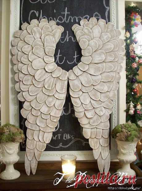 Крылья ангела из картона МК