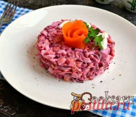 Салат из свеклы с яйцом и сыром фото рецепт приготовления