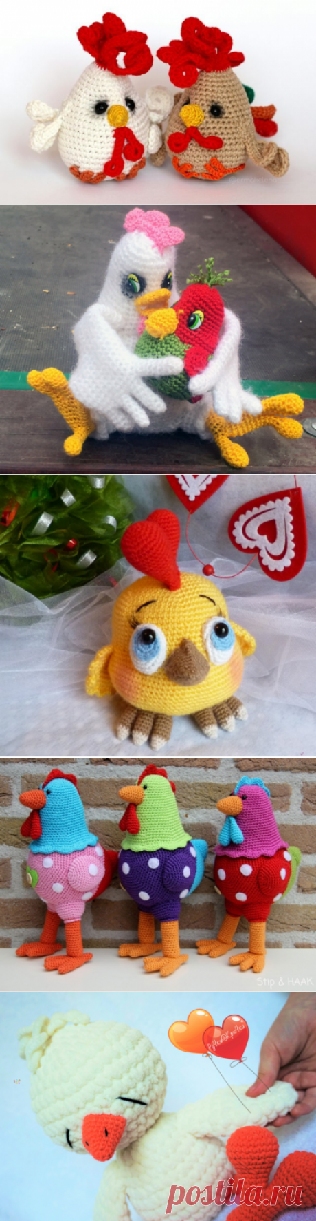 Символ 2017 года Петух крючком: подборка из 35 схем и мастер-классов и идеи для вдохновения