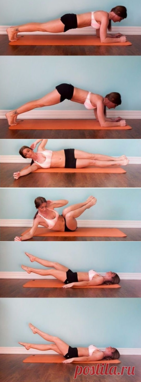 6 упражнений для тотальной прокачки пресса