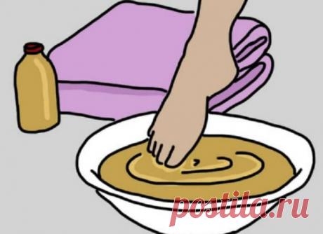 ВОТ ЧТО ПРОИЗОЙДЕТ, ЕСЛИ ПОДЕРЖАТЬ НОГИ В УКСУСЕ. ДЕЛАЮ ТАК КАЖДЫЙ ВЕЧЕР! Мощное действие не вызывает сомнений.