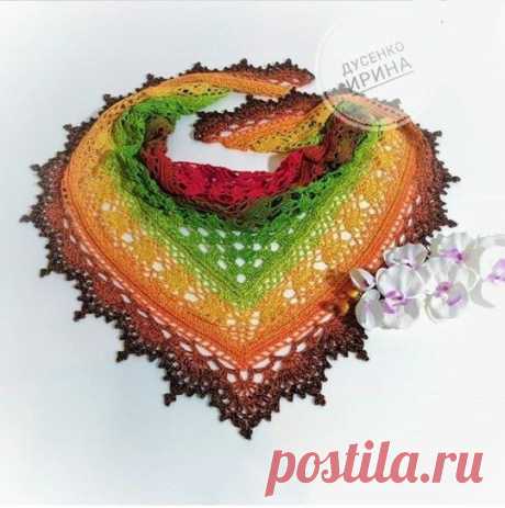 🦋🌶 Шаль крючком