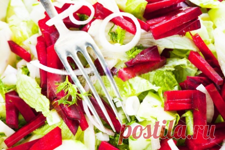 Постный салат - просто объедение - Простые рецепты Овкусе.ру