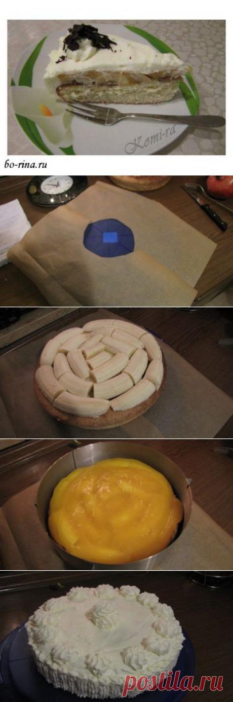 Торт «Банановый рай» | Домохозяйки