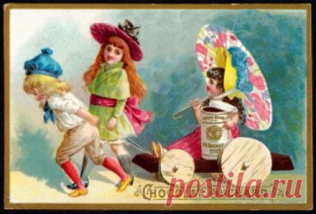 French Tradecard - Chocolat Suchard Chocolat Suchard, 1891