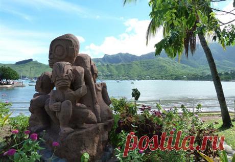 Каменные статуи Тики острова Нуку-Хива - необъяснимые тайны мира — Интересные факты
