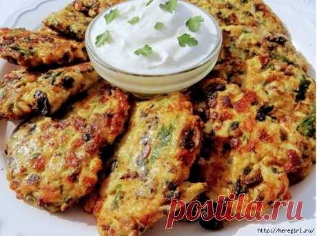 КУРИНЫЕ КОТЛЕТЫ С ГРИБАМИ