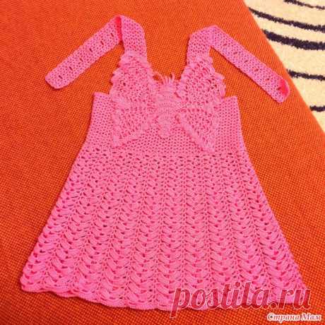 Сарафан детский крючком