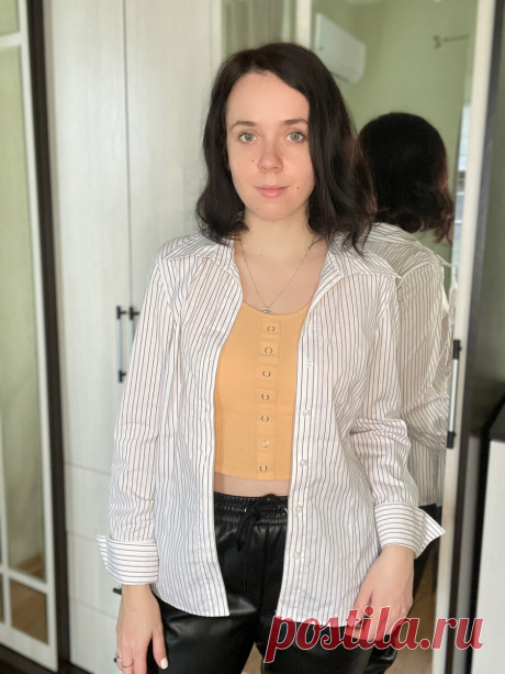 Я решила как Настя Пэт переделывать одежду. Из старой блузки сделала топ-бандо и укороченную рубашку. Показываю фото переделки
8 марта у меня было несколько свободных часов, которые я решила провести интереснее, чем обычно. Внезапно возникло желание переделать старую блузку, которую и выбросить жаль, но и носить не хочется. На неё натолкнулась, когда искала, что надеть в этот праздник, и всё не...
Читай дальше на сайте. Жми подробнее ➡