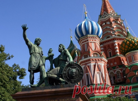 Памятник Минину и Пожарскому в Москве (Россия) — Путешествия