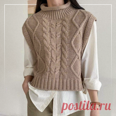 Оригинальные безрукавки — как сложно выбрать, когда нравится все | Вязунчик — вяжем вместе | Дзен