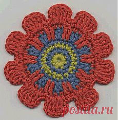 Curious and Crafty Readers » Blog Archive » Ray Flower Crochet-Along for November
