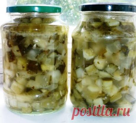 Заготовка из огурцов для рассольников,солянок,салатов (огурцы любых размеров) - рецепт.