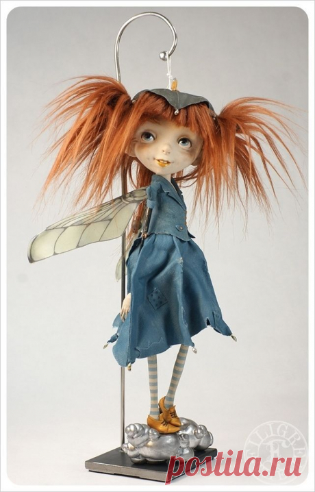 (3) Miss Drizzle ~ Umbrella Fairy Foreigner by the Filigree | Dolls