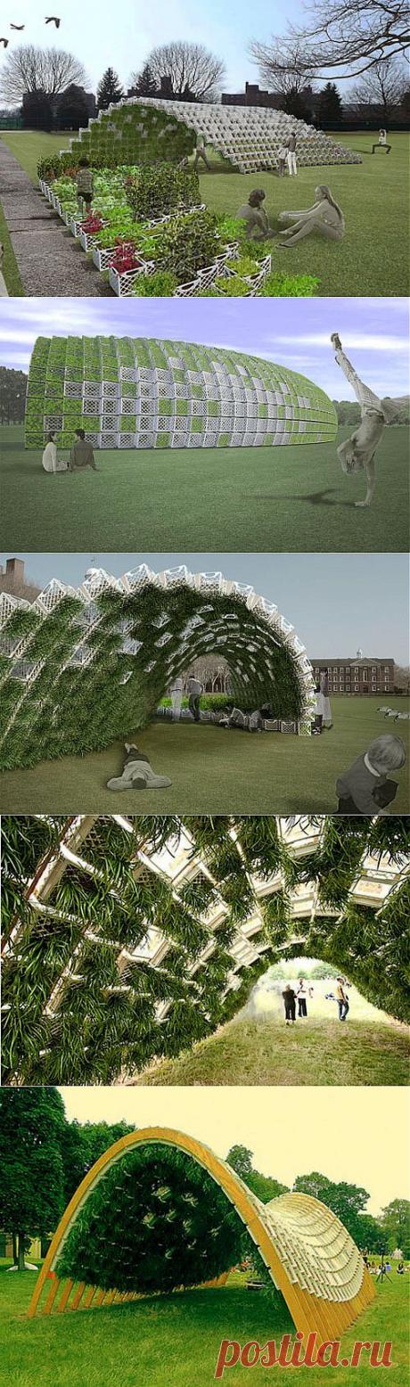 Живой павильон или трехмерная клумба на острове Говернорс (Нью-Йорк) | Я и ландшафтный дизайн