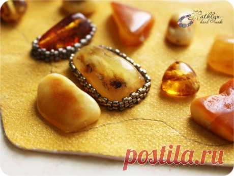 Мастер-класс: вышитое бисером колье "Медовые леденцы" - Ярмарка Мастеров - ручная работа, handmade