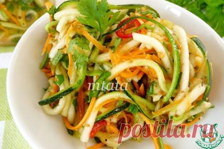 Закуска из цуккини и моркови Кулинарный рецепт