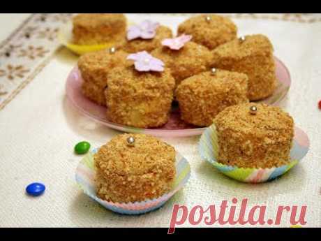 Пирожное Нежность с заварным кремом. Мой Семейный Рецепт. Домашний ресторан®