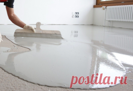 Как сделать наливной пол своими руками. Порядок выполнения работ - медиаплатформа МирТесен