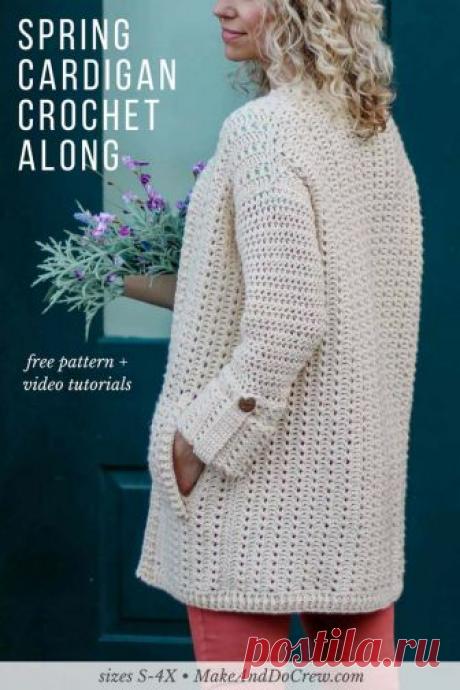 PART 1: The Alchemy Cardigan Crochet Along (Free!) - Make & Do Crew