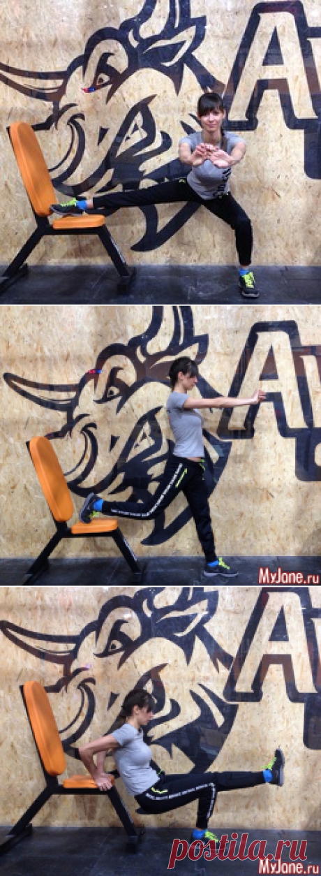 Фитнес-приспособления: стул.