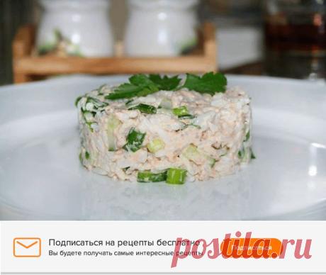 РЫБНЫЙ САЛАТ (очень простой) - Простые рецепты Овкусе.ру