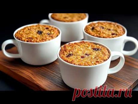 Спасение для тех, кто не ест сахар! Овсянка в кружке за 1 минуту!