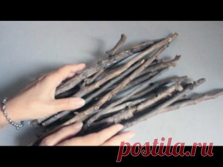 Простые идеи для декора, которые можно сделать из сухих веток своими руками