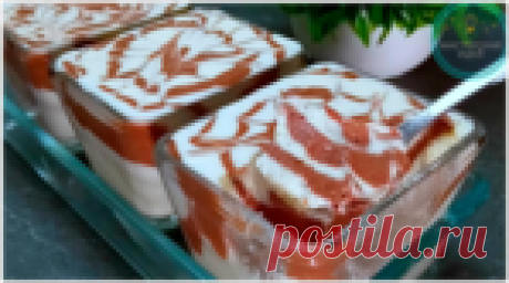 Нежный "Бархатный" мусс из сметаны - вкуснейший десерт без муки и духовки