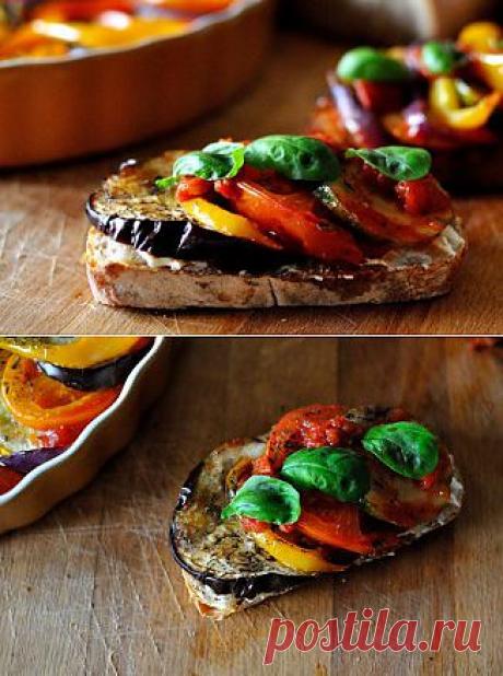 Сэндвичи рататуй - рецепт с фотографиями