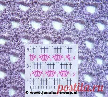 Узоров много не бывает!
#крючок #узор_вязания