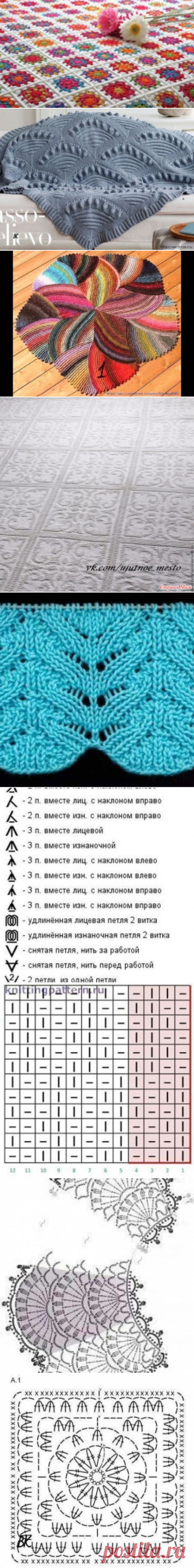 Поиск на Постиле: покрывала спицами