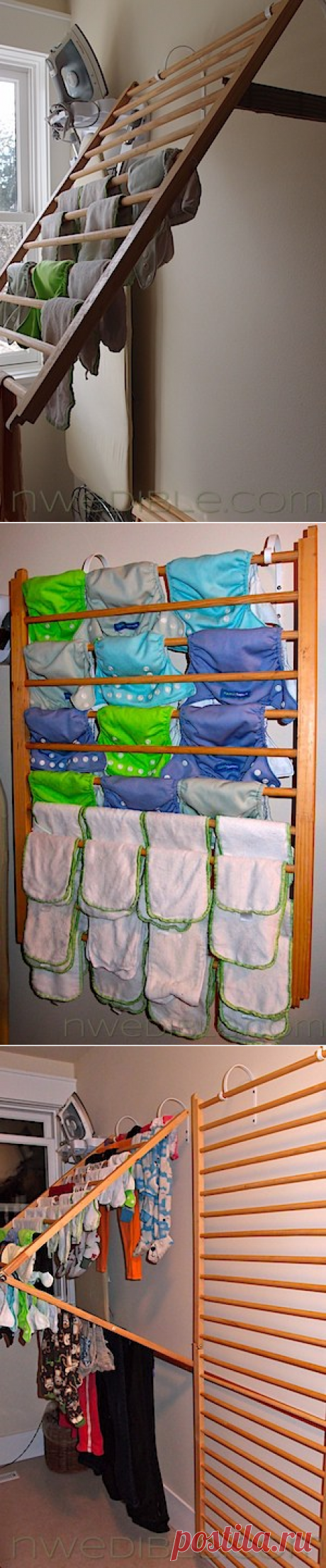 Wall Mounted Clothes Drying Rack, Perfected | Northwest Edible Life