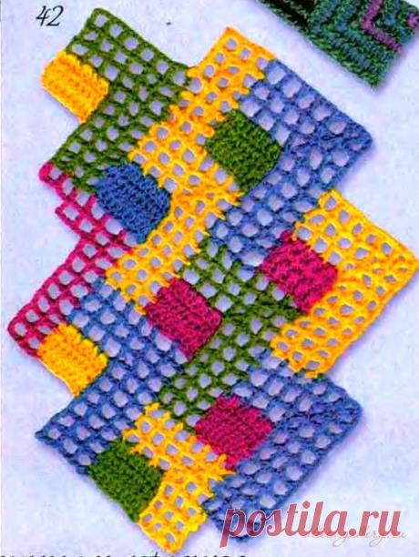 Gallery.ru / Фото #39 - Вязание элементов пэчворка - Alleta