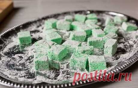 Домашние мятные маршмеллоу